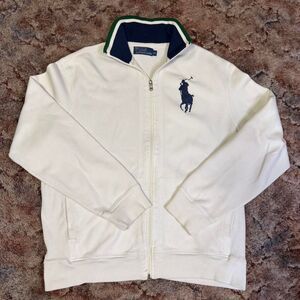 Vintage 90s early 00s Polo Ralph Lauren Big  Pony Full Zip Track Jacket SZ XXL
